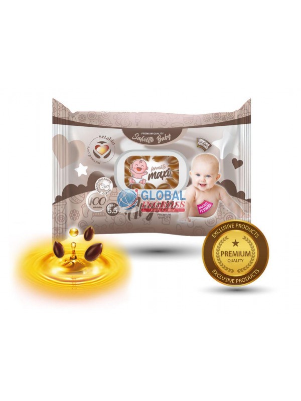 SALVIETTINE BABY ARGAN 100pz NEW.