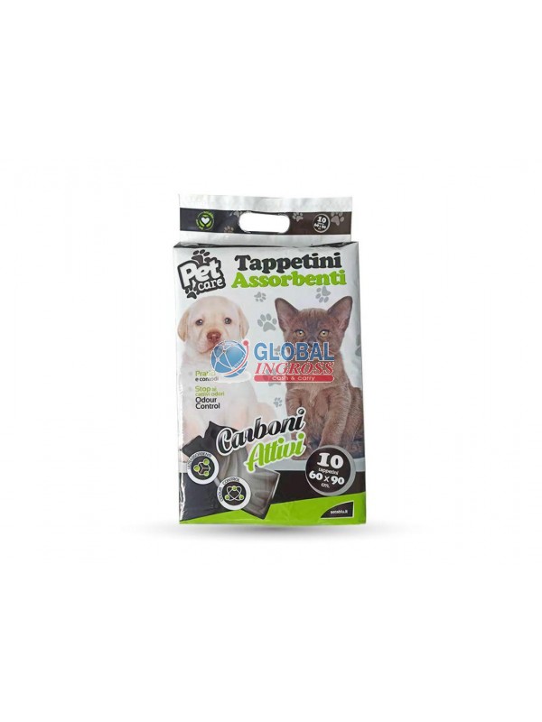 TAPPETINI PETS CARBONI ATTIVI 60x90 10pz
