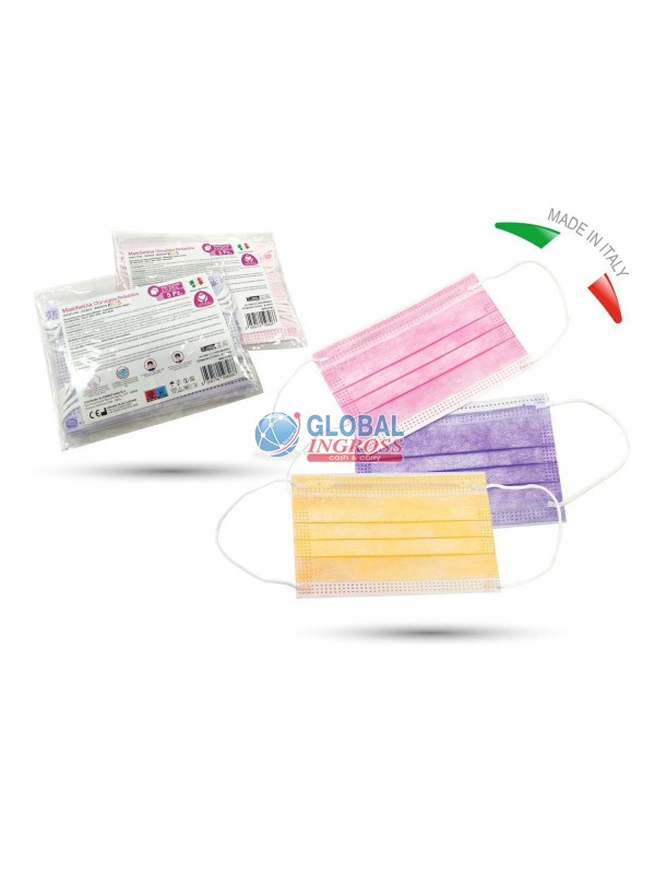 MASCHERINE CHIRURGICHE BIMBI 5pz ASS.F