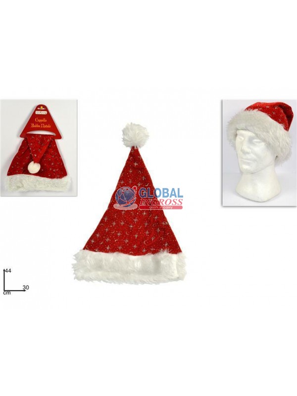 CAPPELLO BABBO NATALE GLITTER