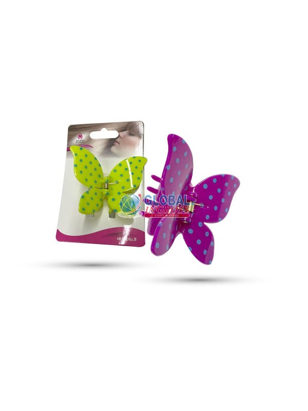 PINZA HAPPY BUTTERFLIES7cm COL.ASS.