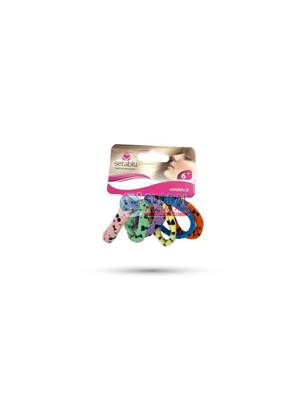 ELASTICI CAPELLI MAGIC SPOTS 6pz COL.ASS.