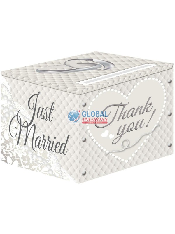 SCATOLA PORTASOLDI NOZZE 30x30x25