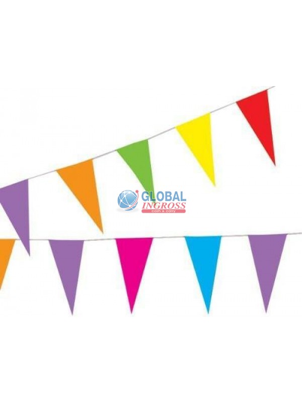 FESTONE BANDIERINA MULTICOLOR 10mt