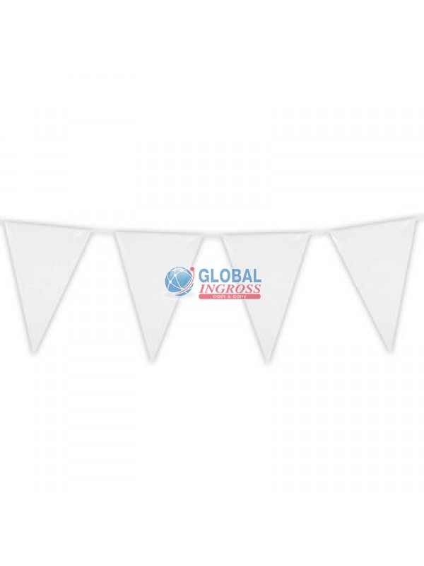 FESTONE BANDIERA BIANCA10mt