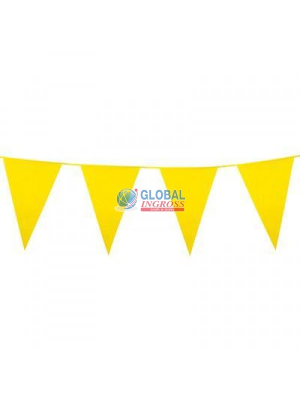 FESTONE BANDIERA GIALLA10mt
