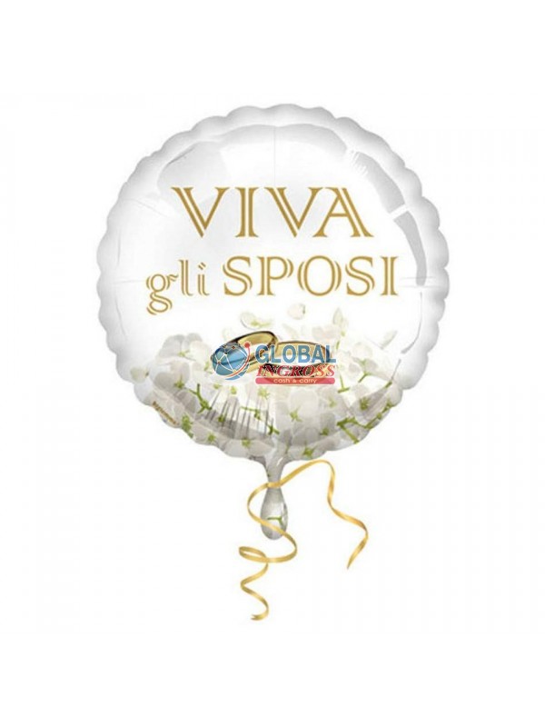 MYLAR 45cm SPOSI ORTENSIA