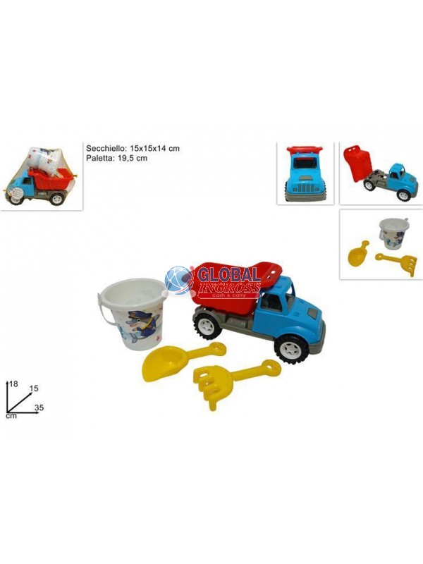 CAMION C/SECCHIELLO E ACCESSORI