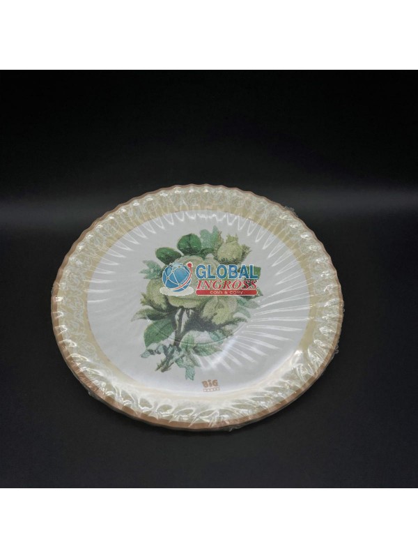 PIATTI C/ROSA BIANCA PZ.10 .m