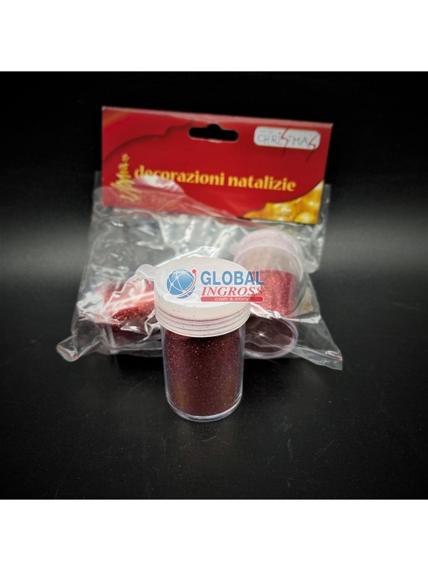 GLITTER 3 TUBETTI ROSSO