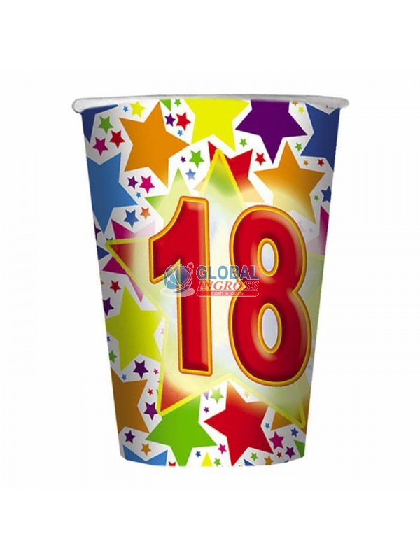 BICCHIERI STARDUST 18 10pz