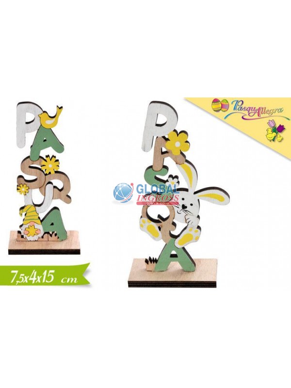 SCRITTA PASQUA 15cm
