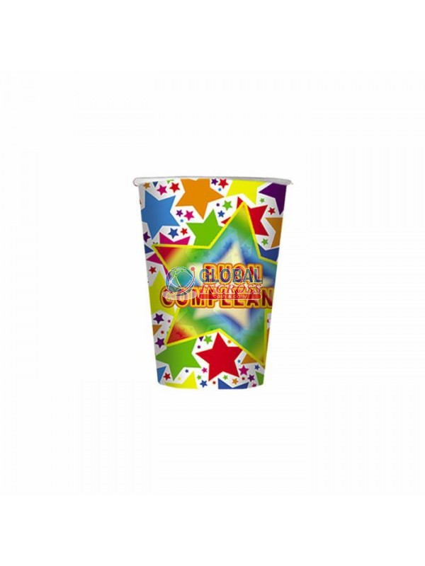 BICCHIERINI STARDUST B.COMPLEANNO 10pz