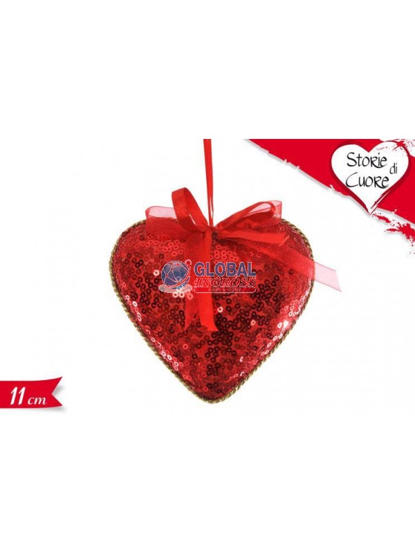 PENDAGLIO CUORE 11cm  art.613323