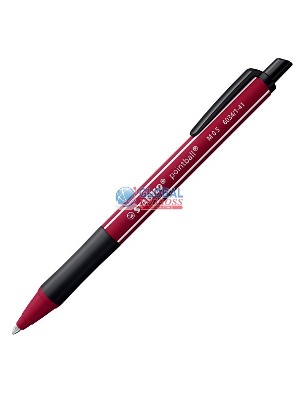 STABILO POINTBALL WILDFLOWERS BURGUNDY - ink blue