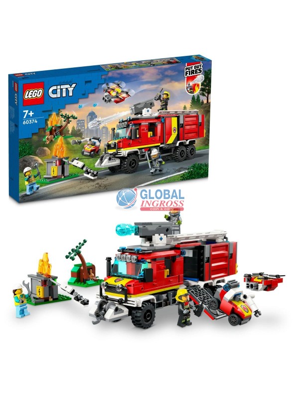 LEGO CITY AUTOPOMPA VIGILI DEL FUOCO