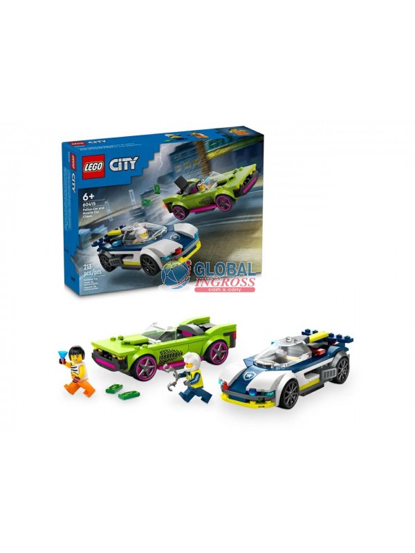 LEGO CITY INSEGUIMENTO MACCHINA DA CORSA
