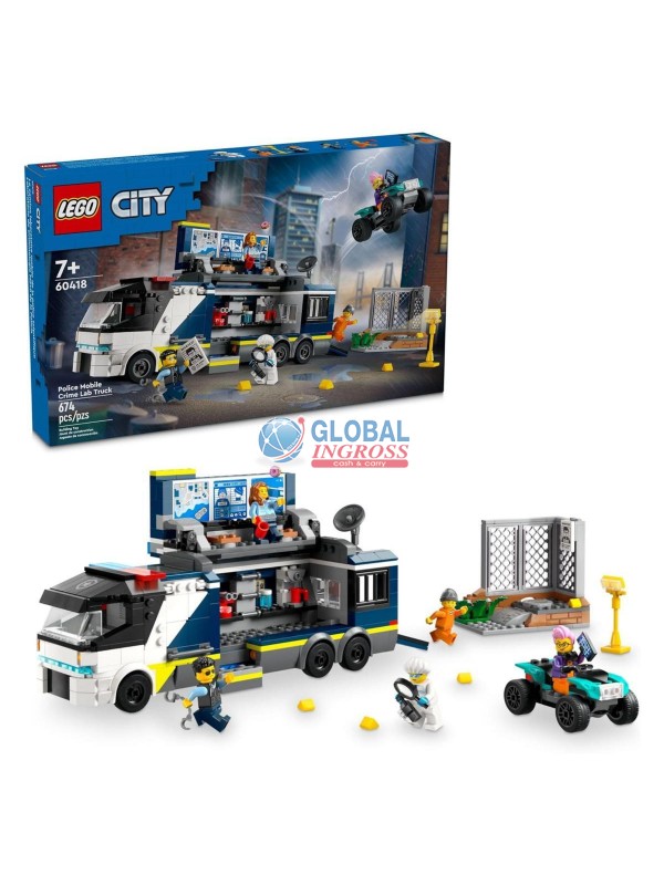 LEGO CITY CAMION LABORATORIO DELLA POLIZIA