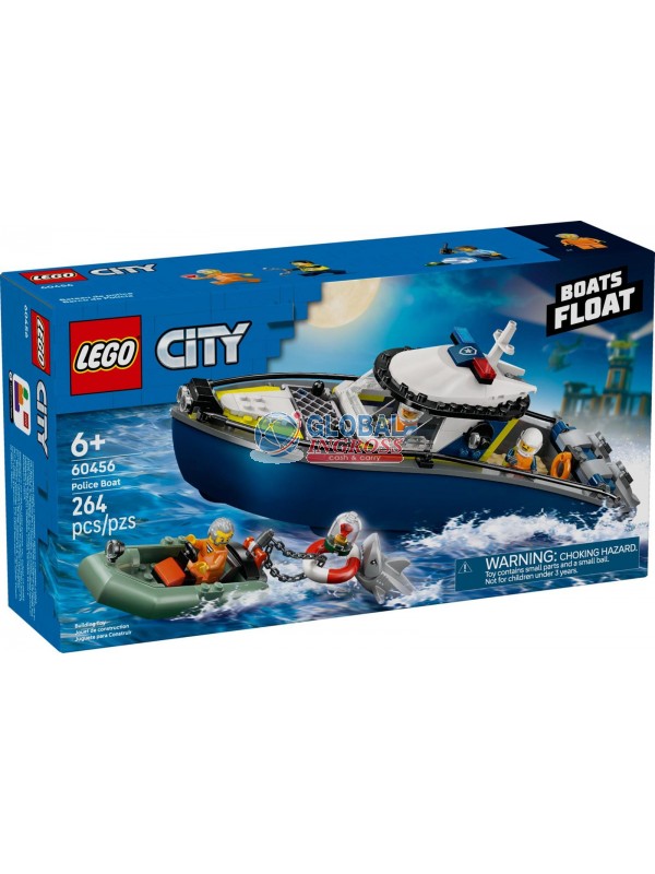 LEGO CITY INSEGUIMENTO MOTOSCAFO DELLA POLIZIA