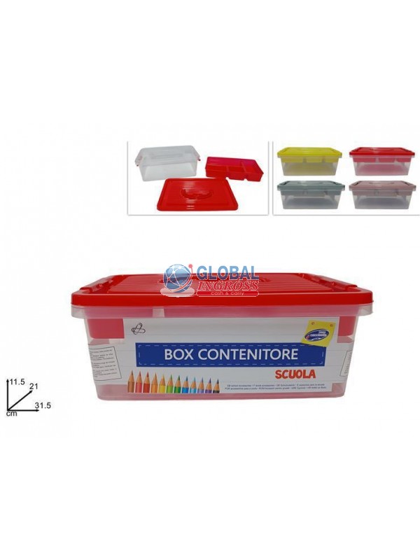 BOX CONTENITORE 31x21X11cm C/VASCHETTA