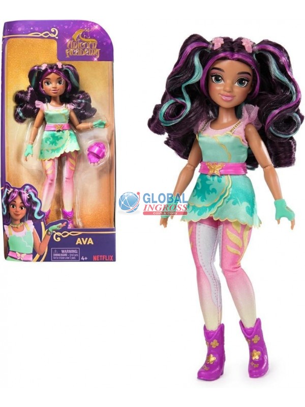 UNICORN ACADEMY DOLL AVA 24cm C/ACCESSORI