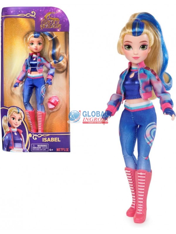 UNICORN ACADEMY DOLL ISABEL 24cm C/ACCESSORI