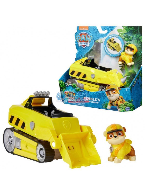PAW PATROL VEICOLO GIUNGLA RUBBLE