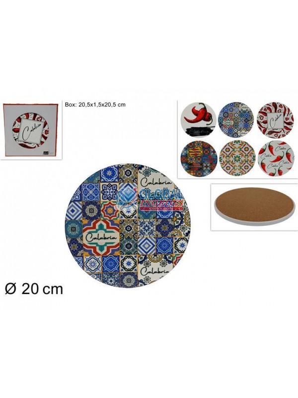 SOTTOPENTOLA TONDO 20cmCALABRIA BASE SUGHERO