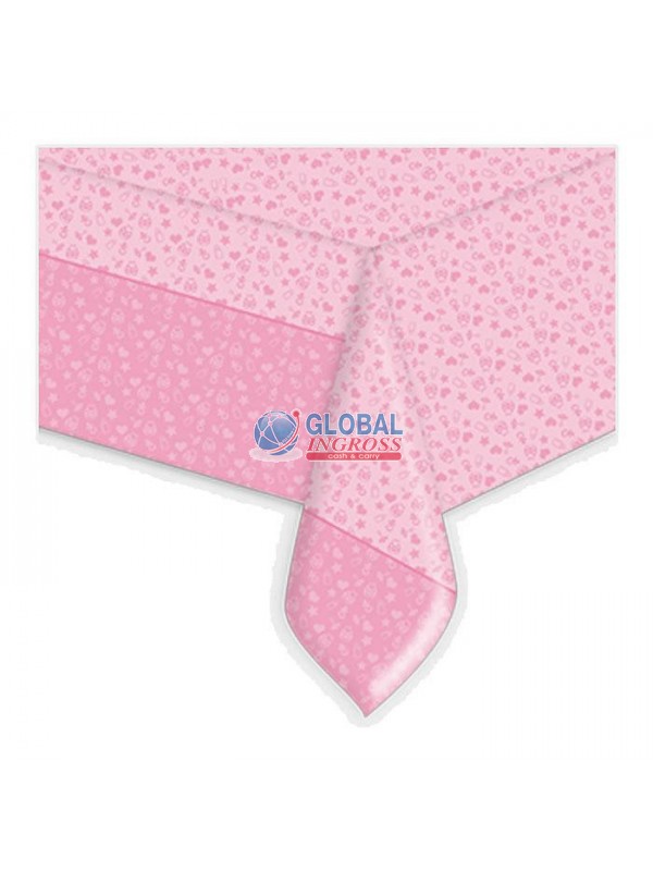 TOVAGLIA PVC BABY ROSA 1,4x2,7mt