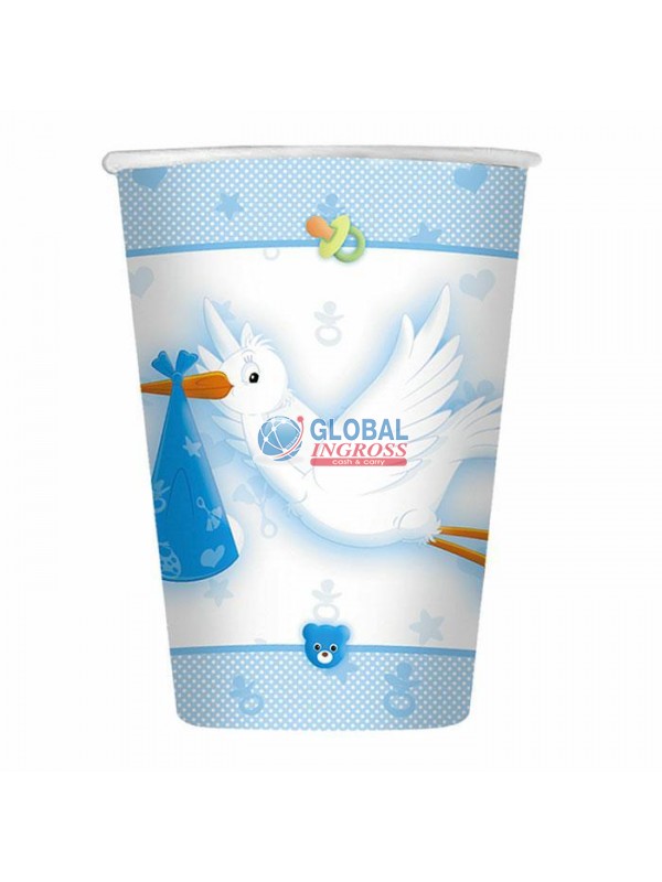 BICCHIERI BENVENUTO CICOGNA 8pz.