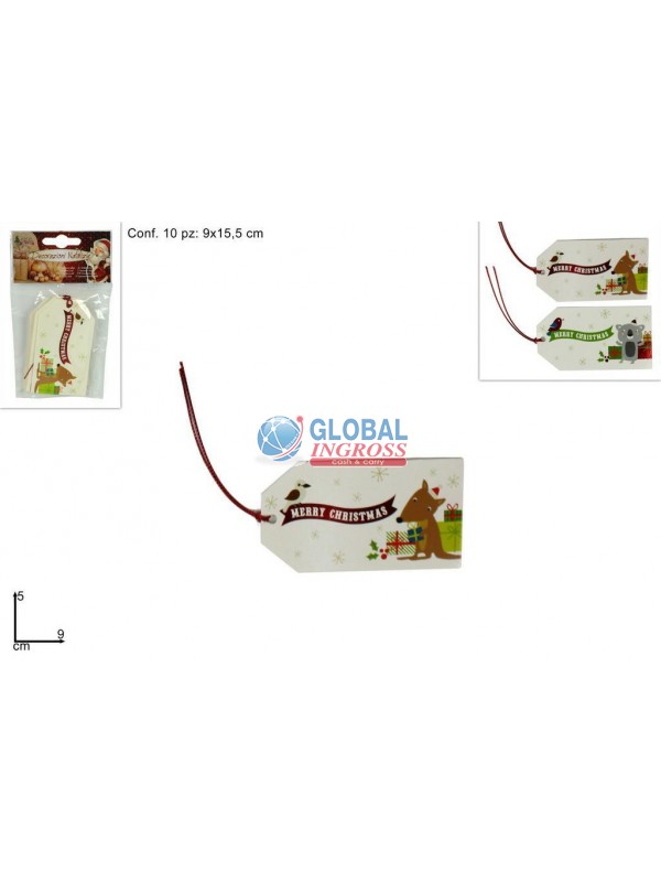 BIGLIETTINI NATALE 10pz