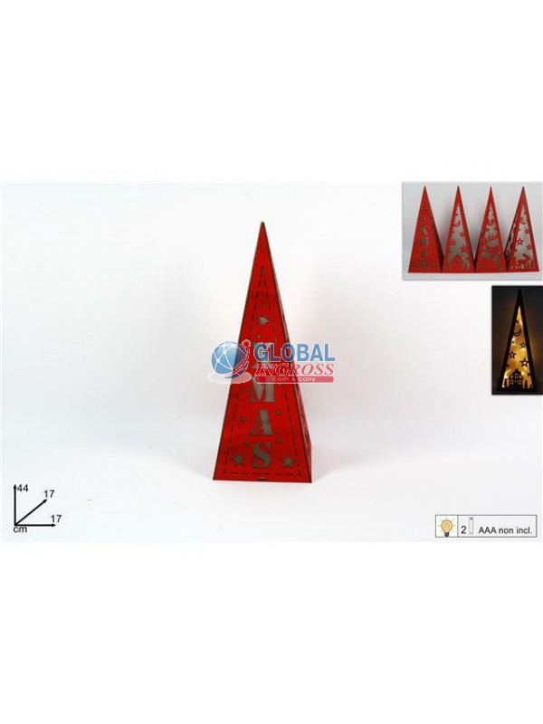 ALBERO PIRAMIDE C/LUCE