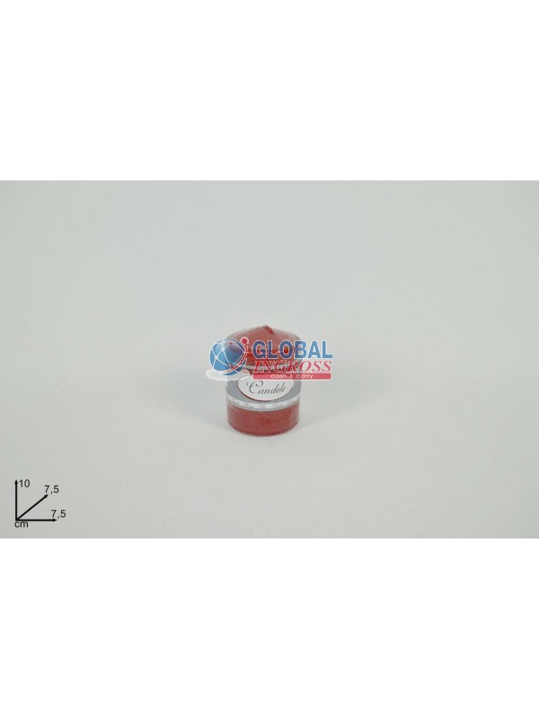 CANDELA 10x7,5cm ROSSA