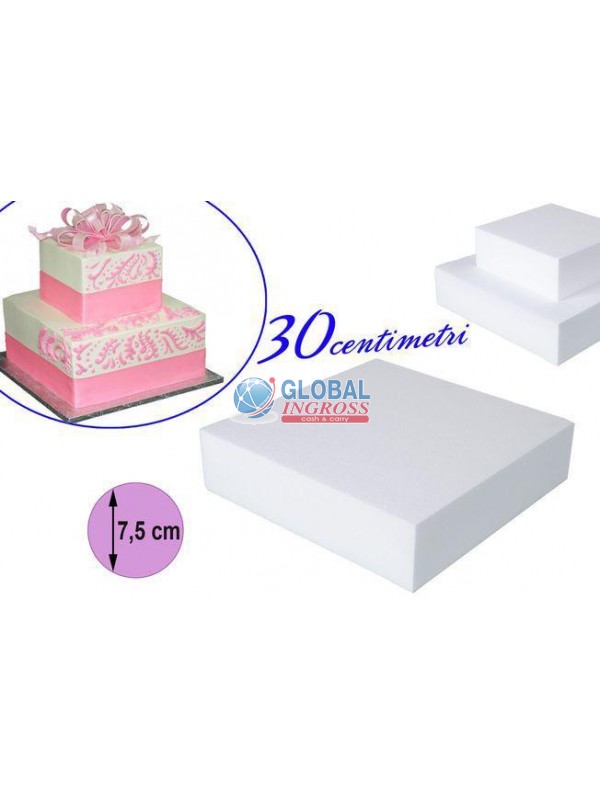 BASE POLISTIROLO 30x30 H7.5