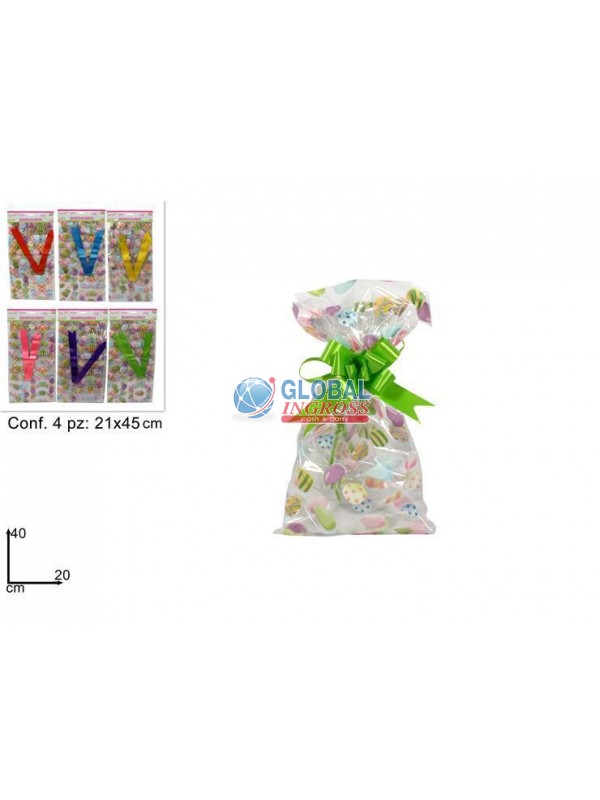 BUSTE PASQUA 20x40 C/FIOCCO 4pz
