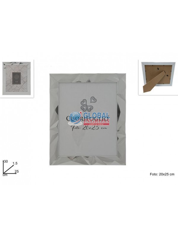 CORNICE LEGNO SILVER DIAMANTE 20x25