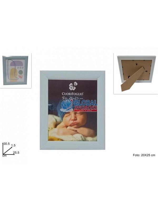 CORNICE LEGNO CELESTE 20x25