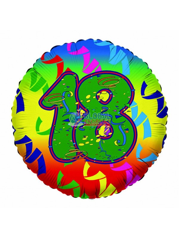 MYLAR 45cm 18 ANNI.