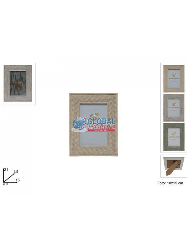 CORNICE LEGNO SPIGA 10x15 COL.ASS.