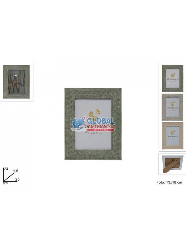 CORNICE LEGNO SPIGA 13x18 COL.ASS.