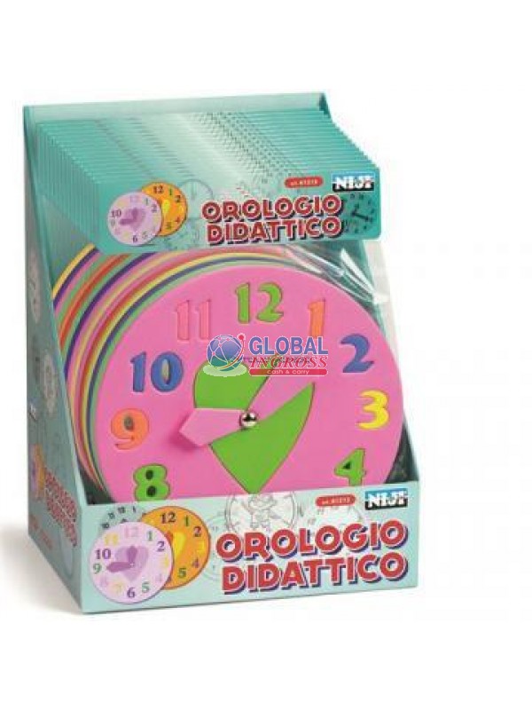 PUZZLE GOMMATO OROLOGIO