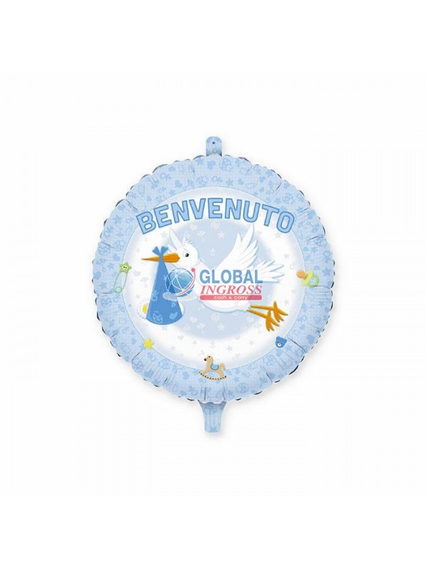 MYLAR 45cm BENVENUTO CICOGNA