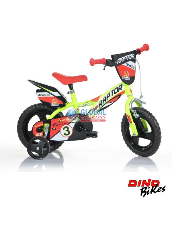 BICI 12 RAPTOR GIALLO