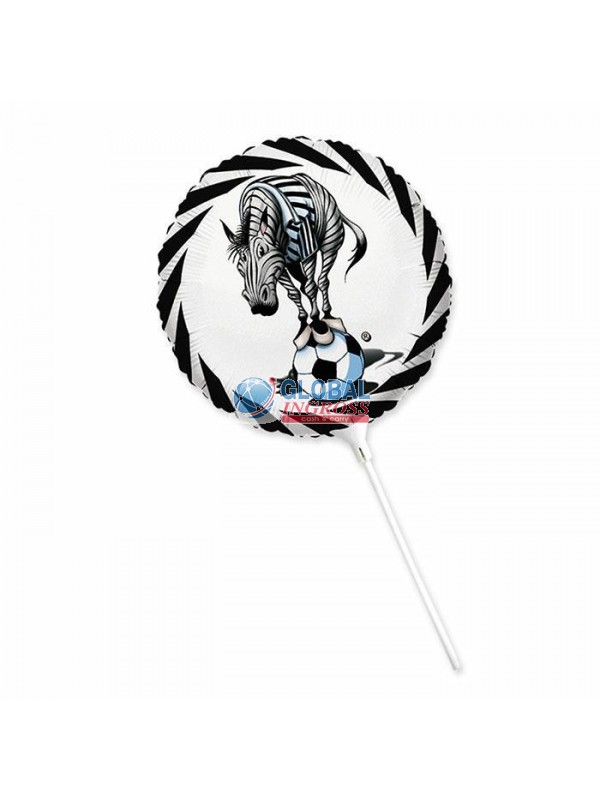 MYLAR 9' ZEBROTTA B/N 25cm