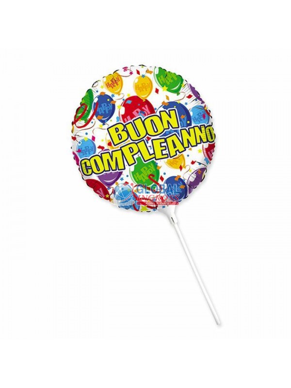 MYLAR 9' COMPLEANNO BALLOONS 25cm