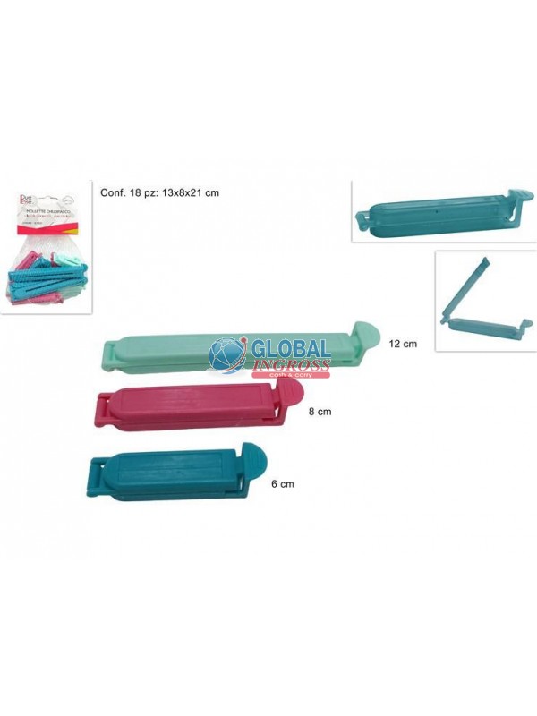 MOLLETTE 18pz MISURE ASS. CHIUDIPACCO