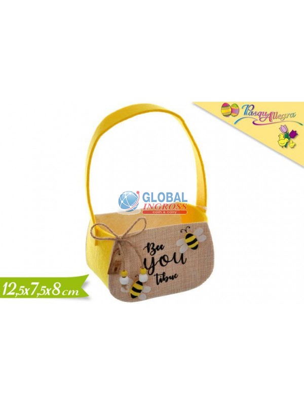 BORSETTA DECORO API PICCOLA 12x7x8