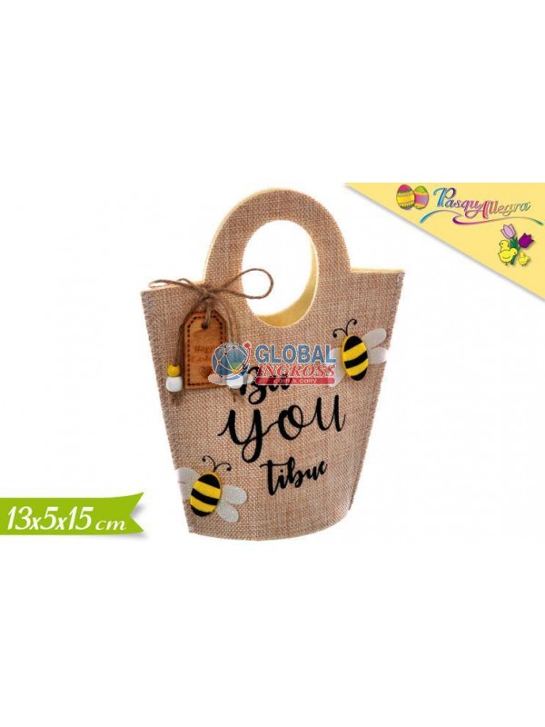 SACCHETTO DECORO API PICCOLO 13x5x15