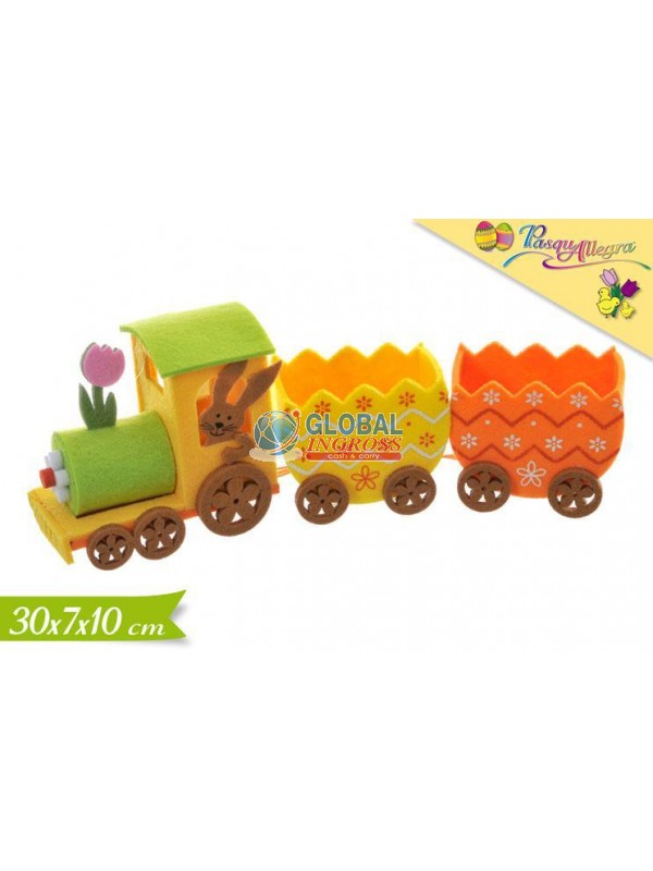 TRENINO PRIMAVERA FELTRO 30cm