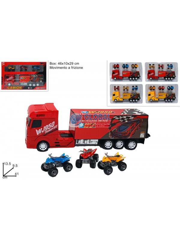 CAMION C/MEZZI IN BOX